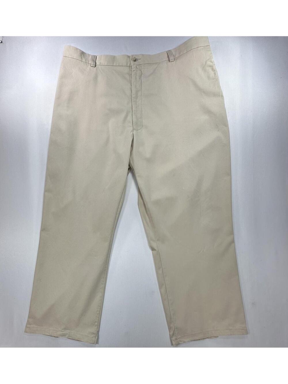Pronto Uomo Flat Front Straight Dress Pants Brown Mens 46/30